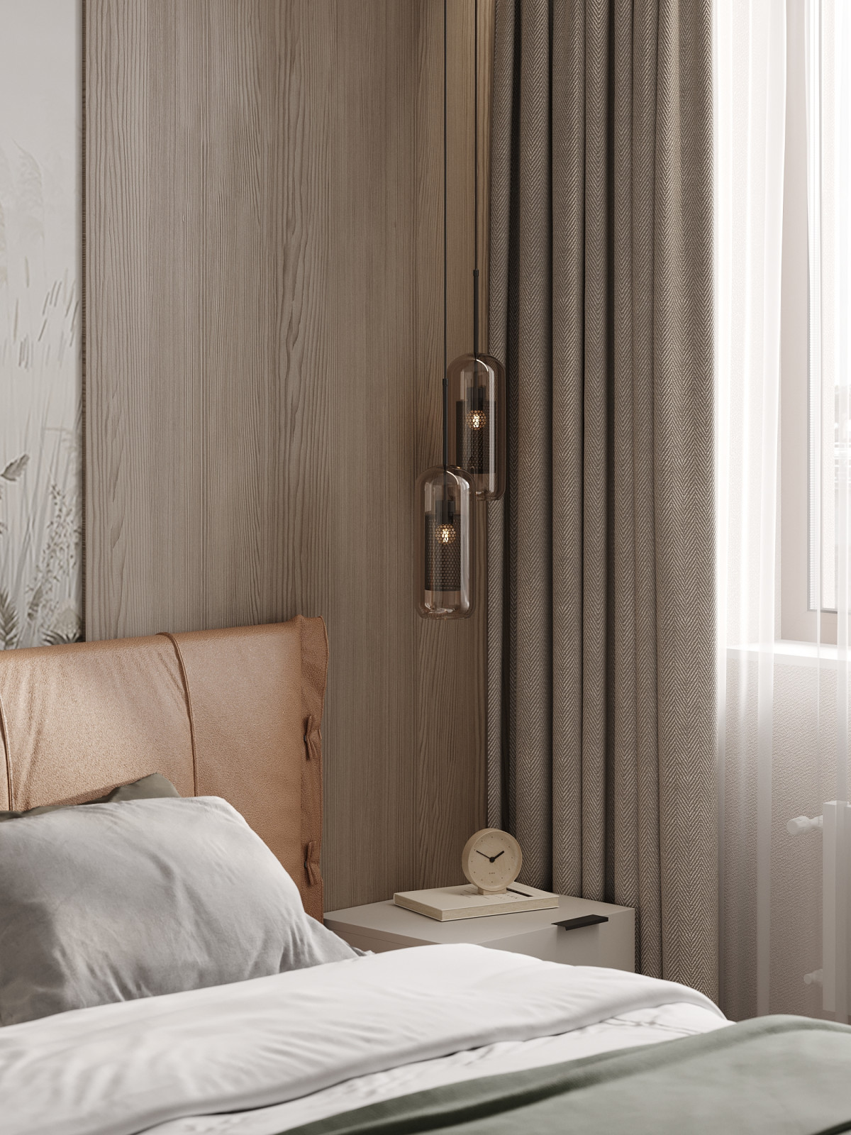 ЖК «Ultra City», квартира в стиле современный минимализм в теплой светлой гамме