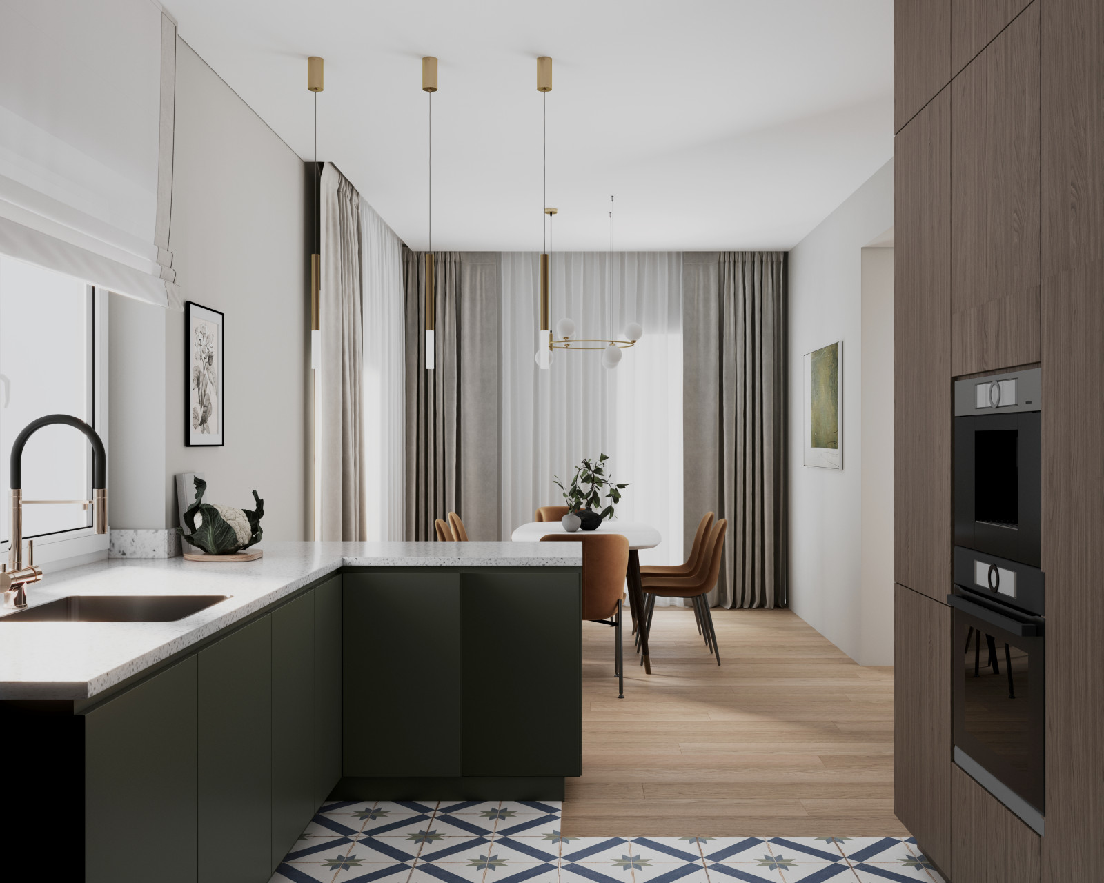 Частный дом с небольшой высотой потолков