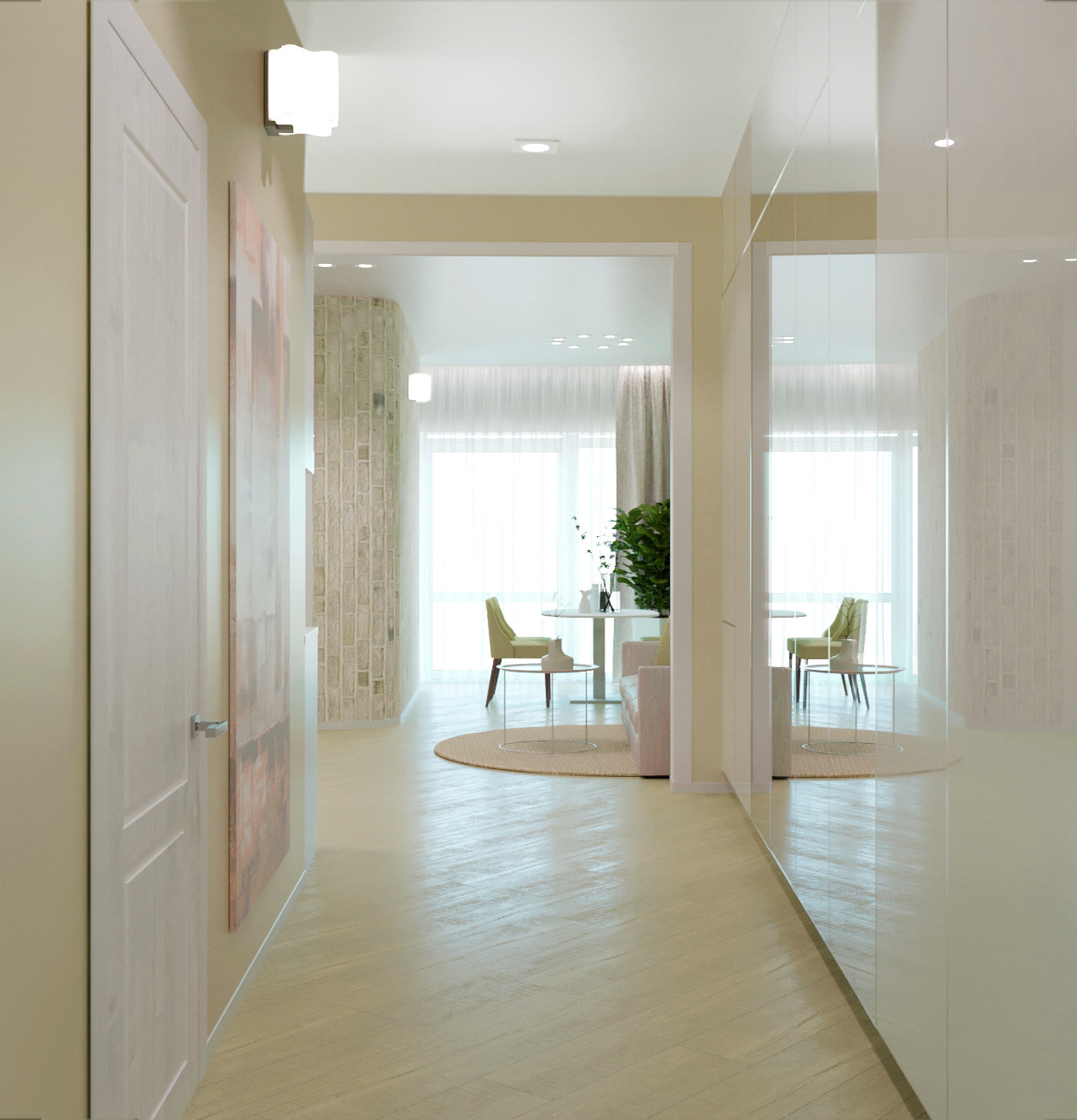 Зона прихожей.