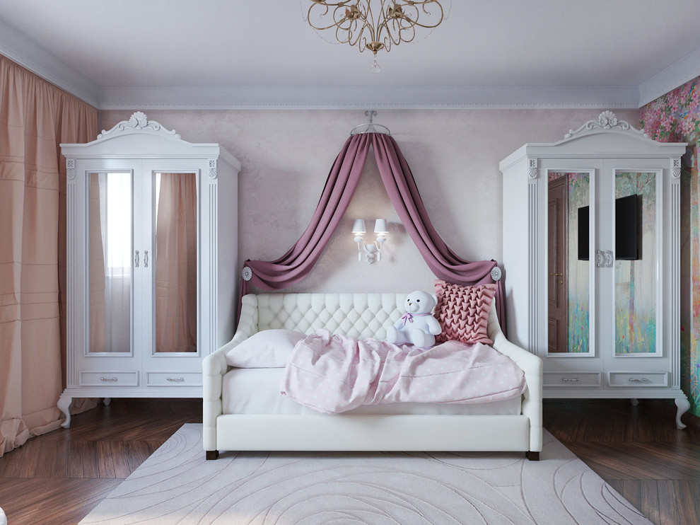 Проект 3-х комн. квартиры для семьи с двумя детьми. Стиль - легкая классика