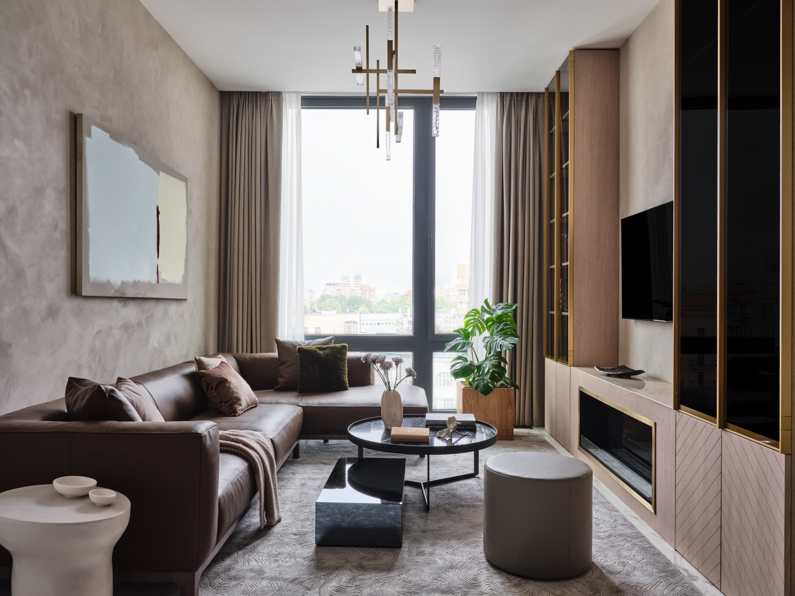 Обложка проекта: Элегантный интерьер, в котором интересна каждая деталь.