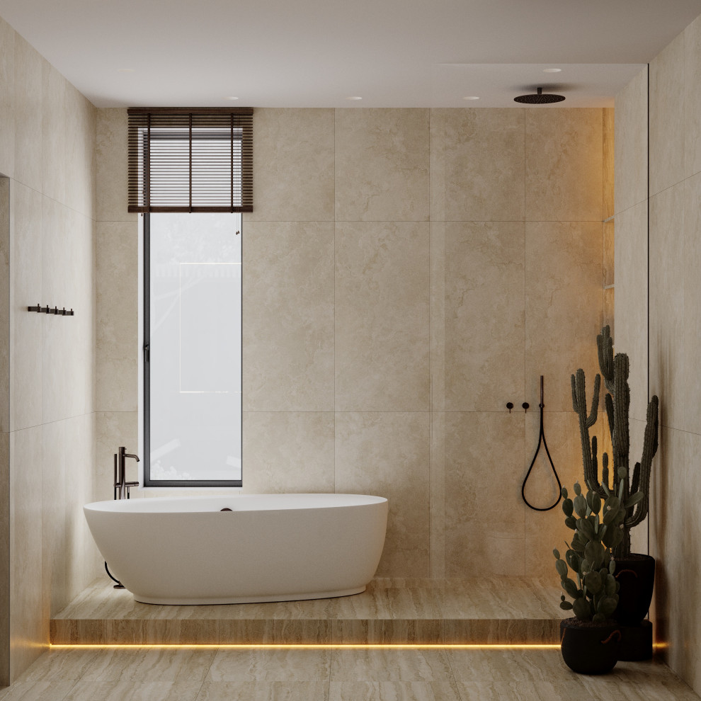 Обложка проекта: Ванная комната в загородном доме