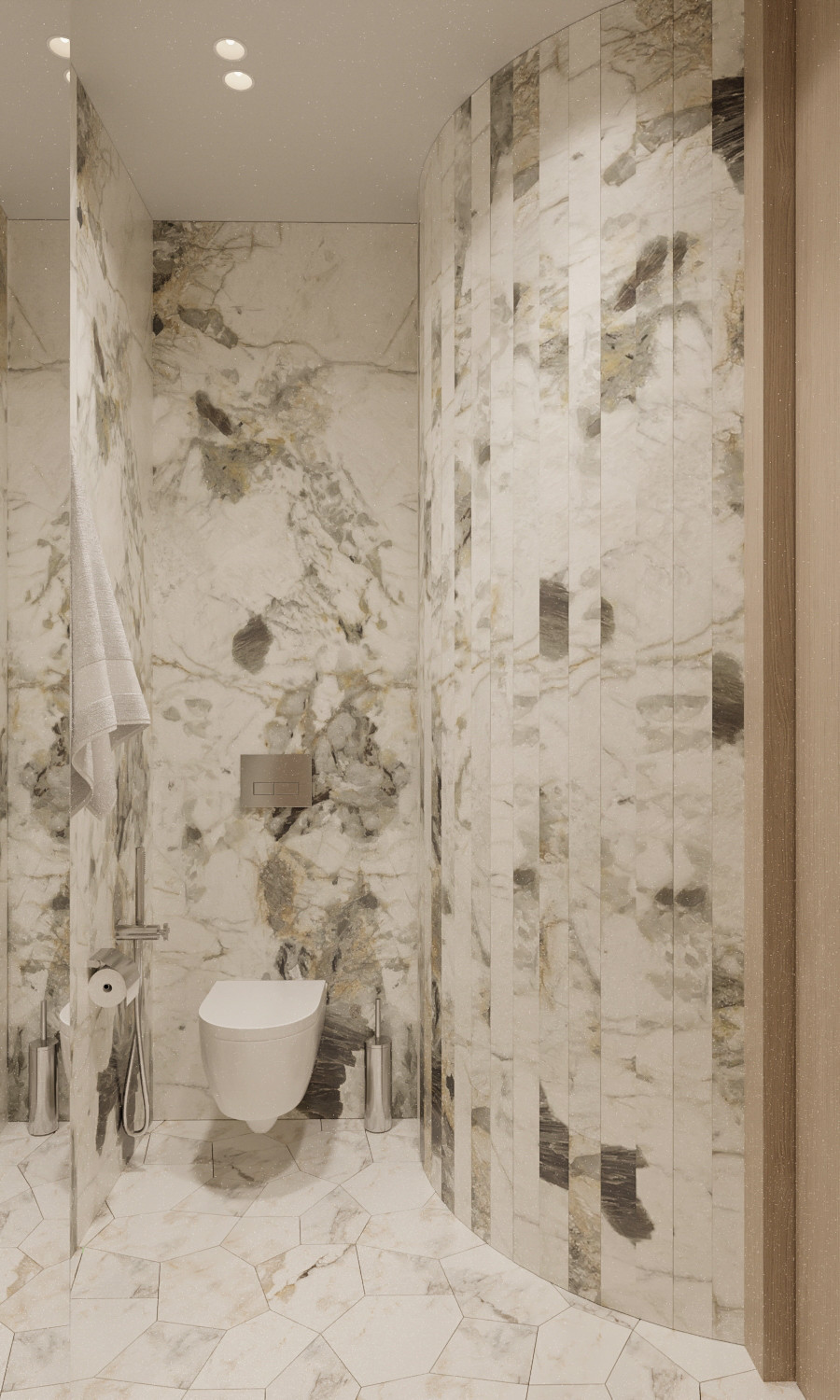 Квартира в стиле фотостудии без единой стены