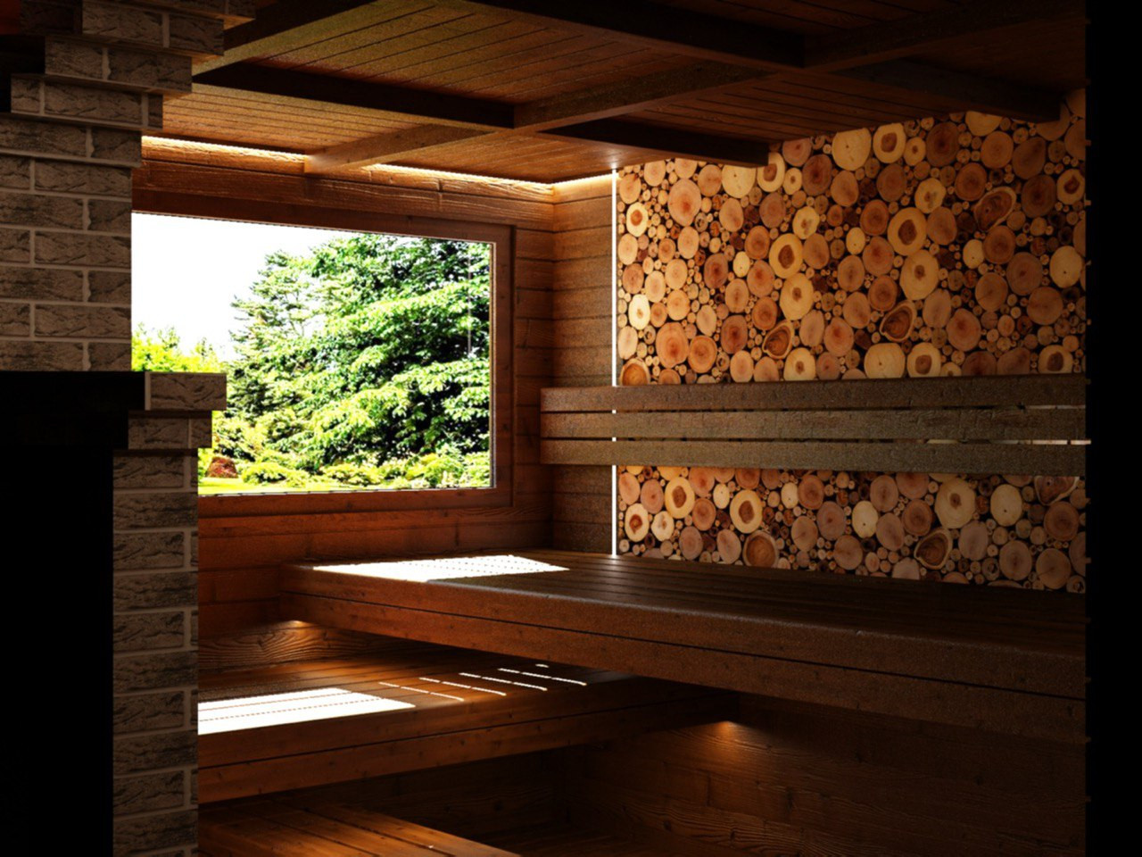 Баня в стиле Шале