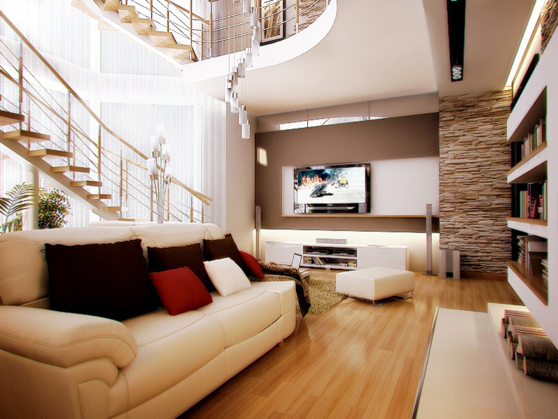 interior design living room-dining room