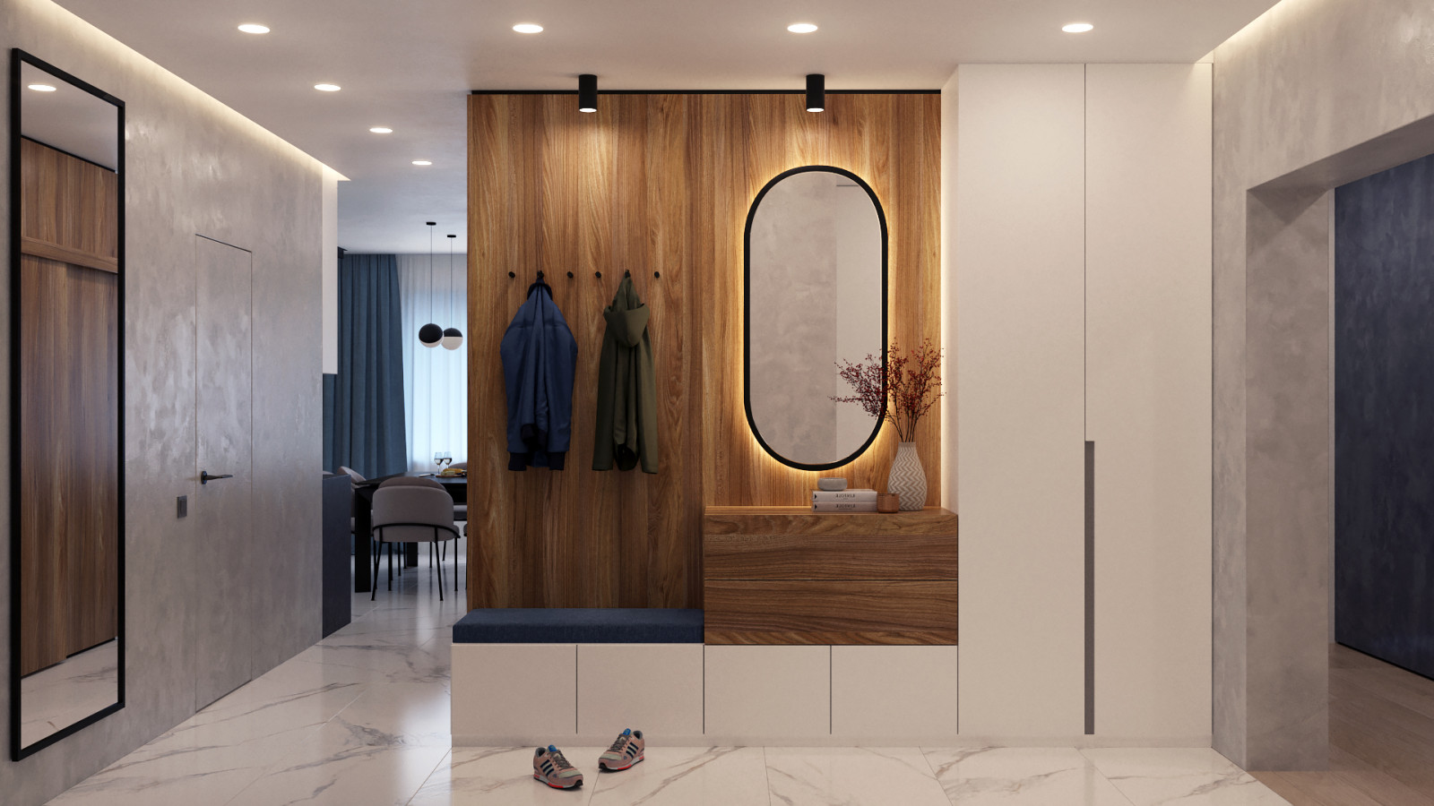 Дизайн проект квартиры в ЖК "Феникс" 140 кв.м.