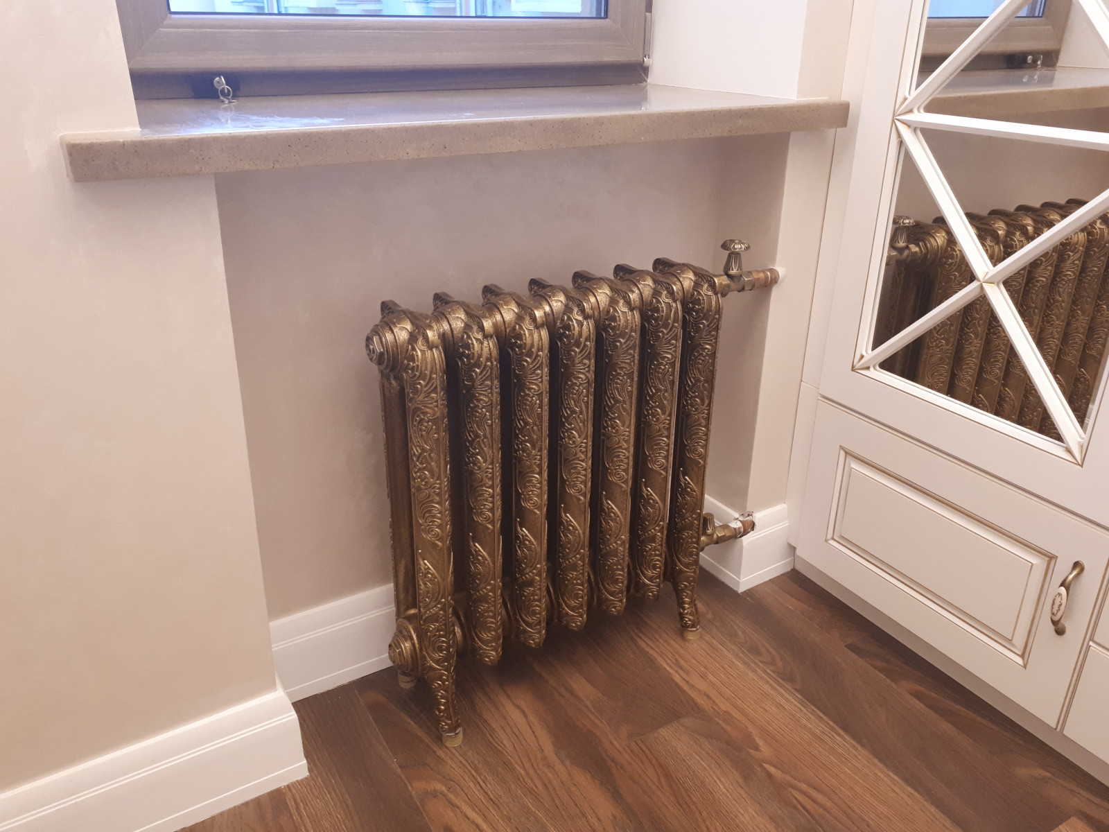 Замена радиаторов отопления в ретро стиле