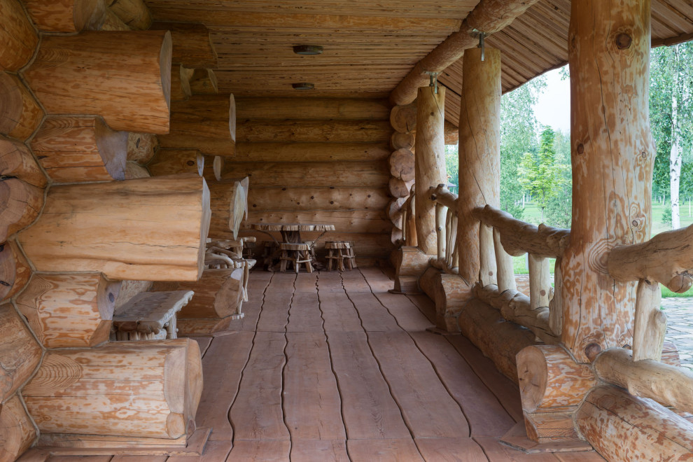 Дом в рустикальном стиле