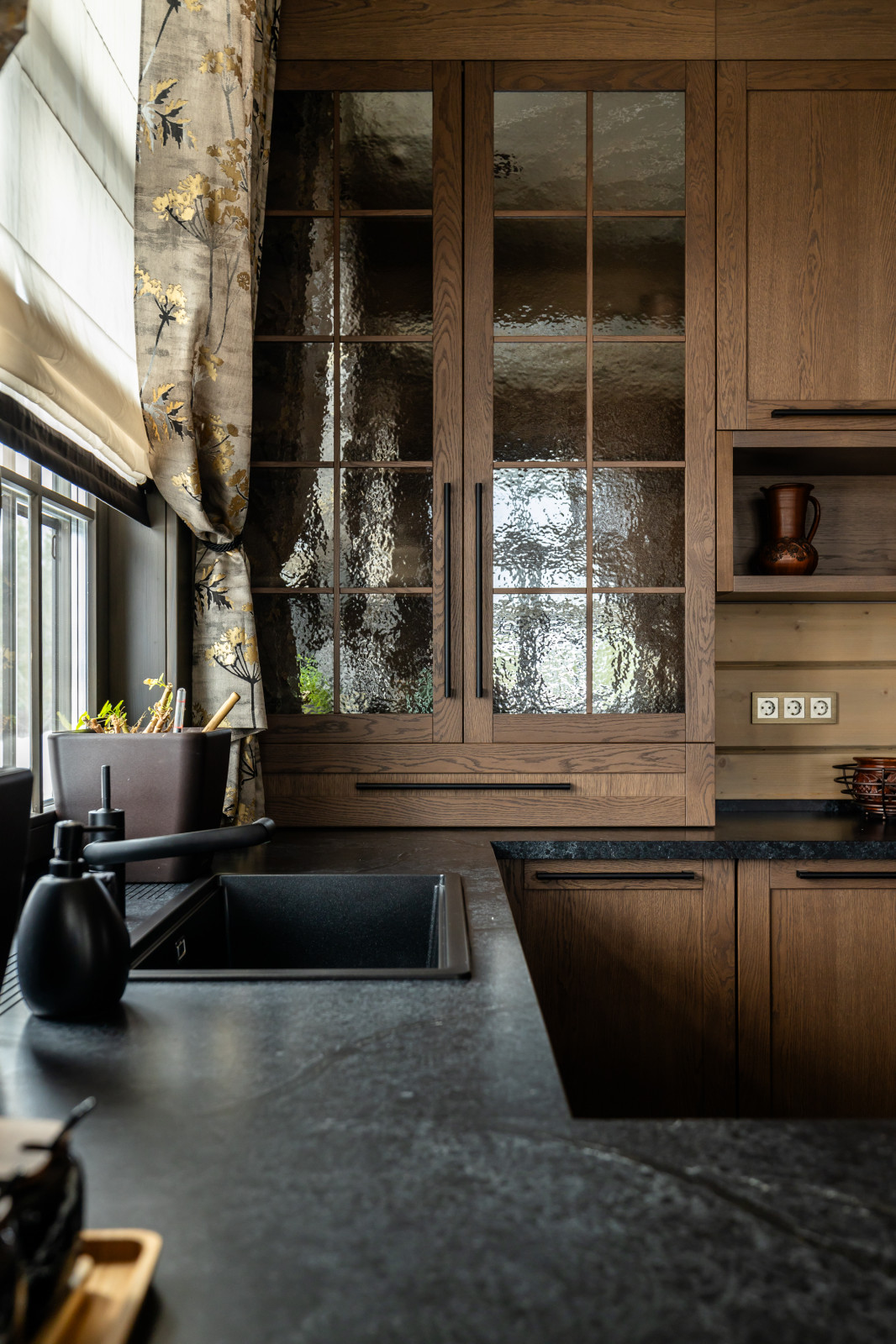 Кухня из массива дуба