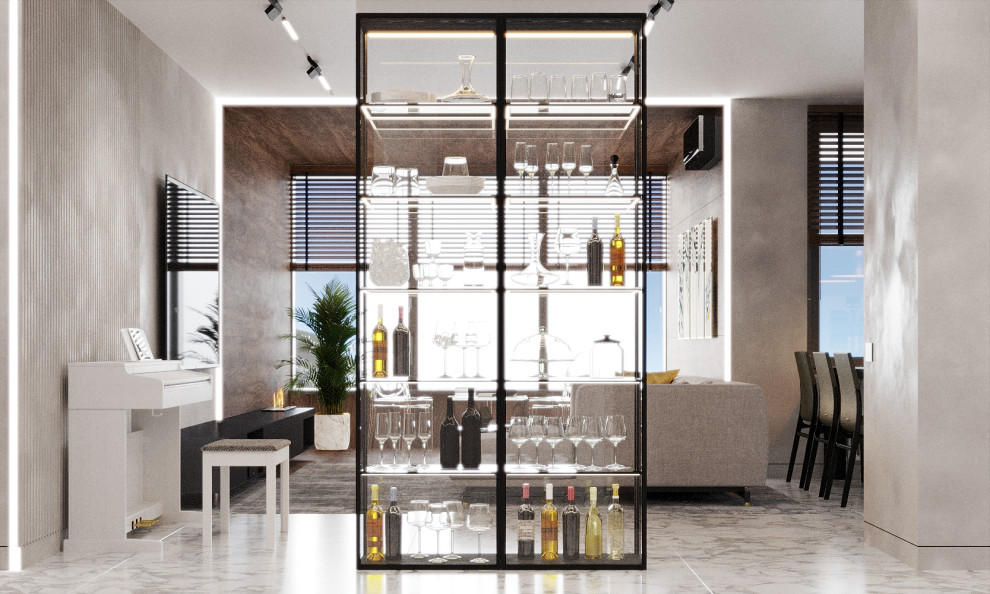 гостиная-кухня