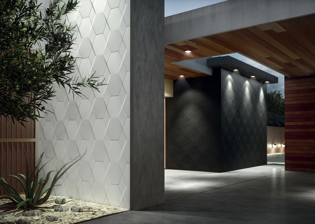 Керамическая геометрическая плитка NEXUS Hexa и Penta