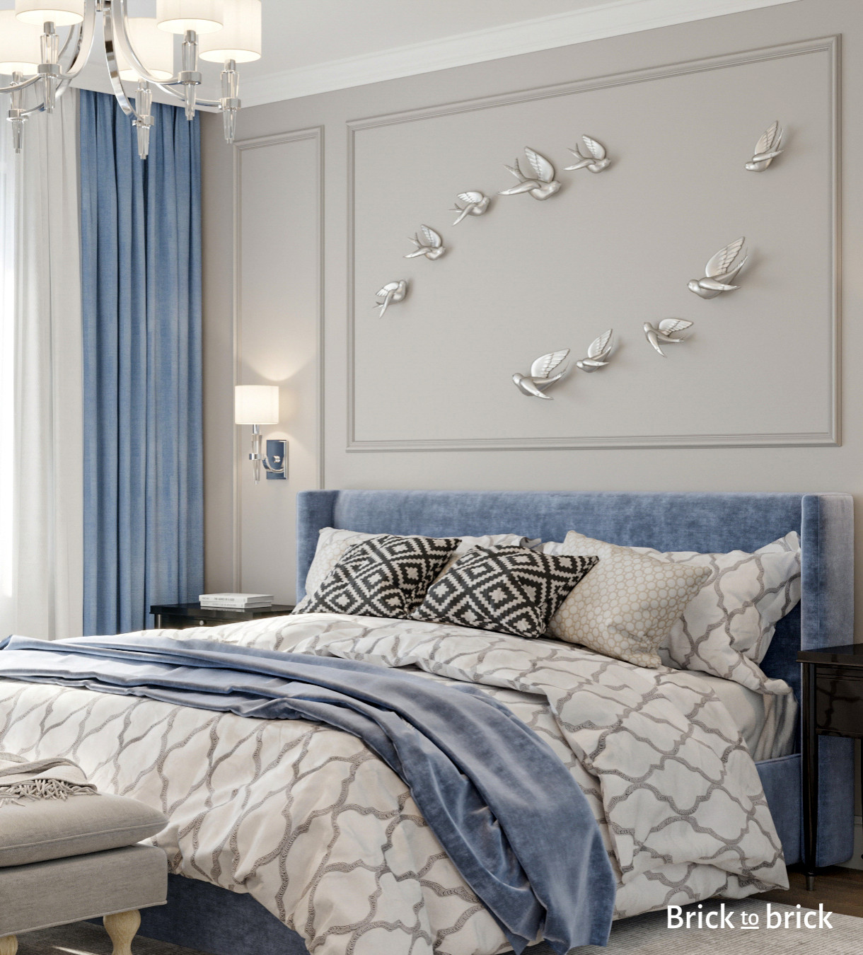 Обложка проекта: Квартира в стиле "Современная классика"