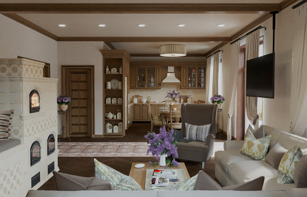 Гостиная в частном доме. Волоколамский район