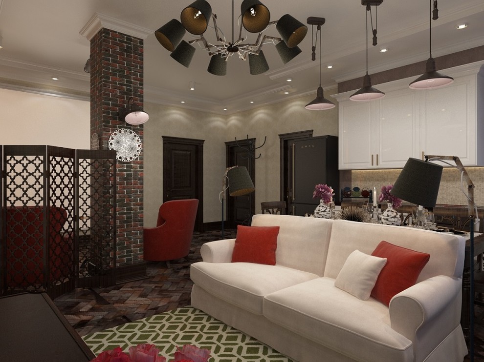 проект "Кирпичная квартира в стиле лофт"