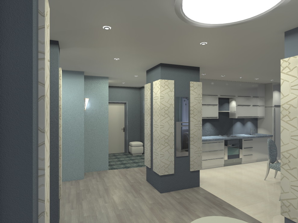 Квартира 2-х этажная квартира, 1 этаж с открытой планировкой