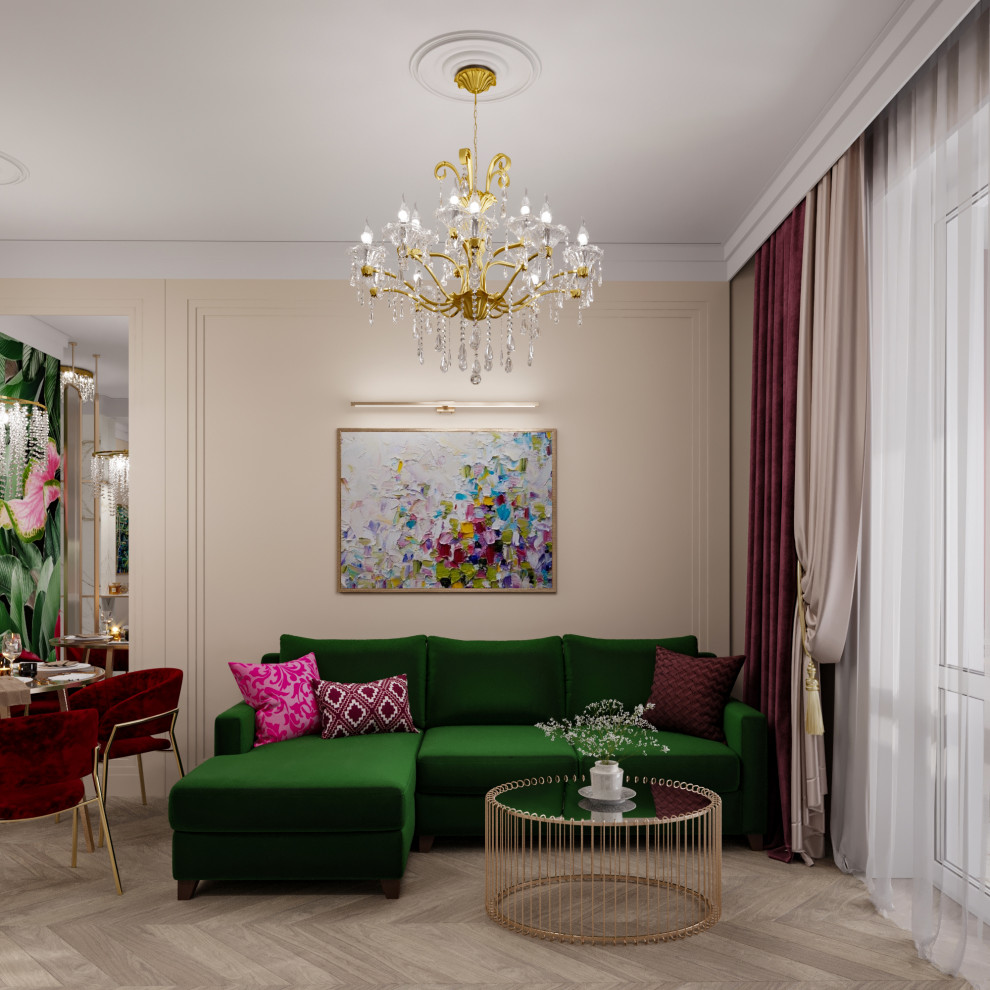 Яркая квартира в Москве