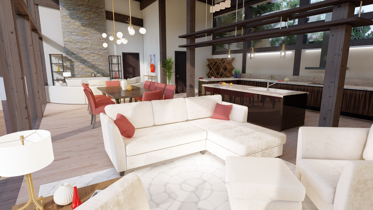 Обложка проекта: СПА комплекс с бассейном, сауной, барбекю и хоз.блоком