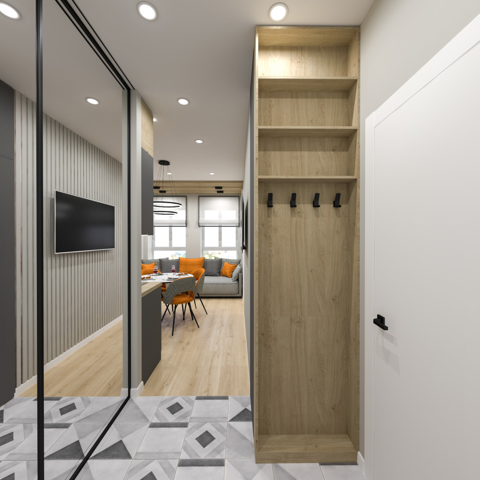 проект двухкомнатной квартиры 45 кв. м.