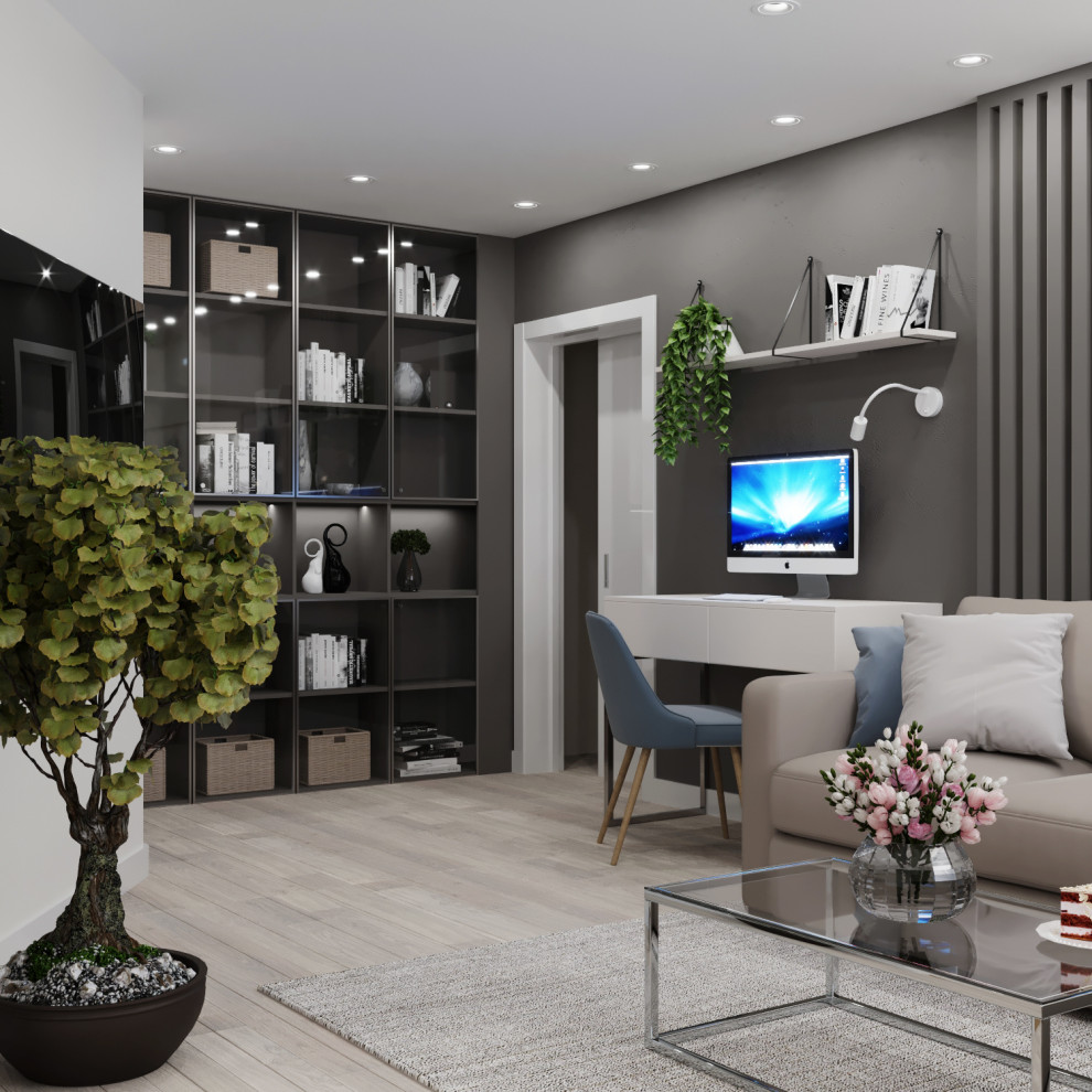 Дизайн проект Кухни-гостиной