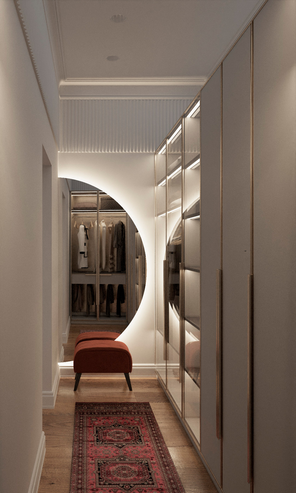 Проект в старом фонде в центре СПб. Ретро и винтаж.