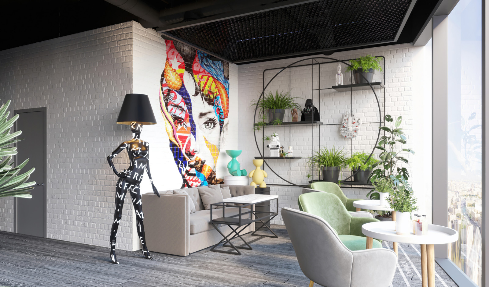 Event Hall - дизайн открытого пространства для мероприятий в Москва-Сити