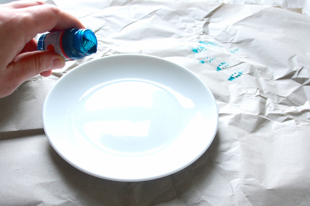 DIY: Чайная пара в стиле Джексона Поллока