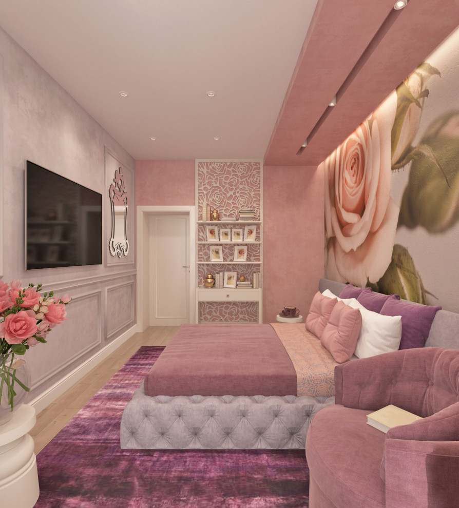 Эклектичный интерьер в ЖК Петровский, 100 кв. м. (г. Новосибирск)