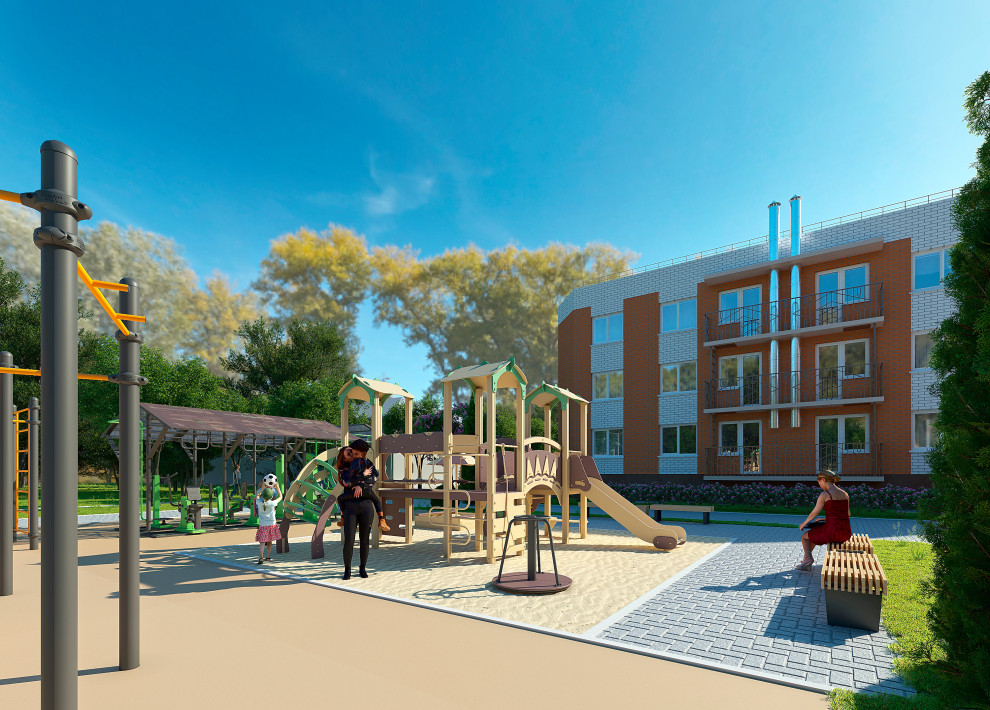 3Д Визуализация жилого комплекса