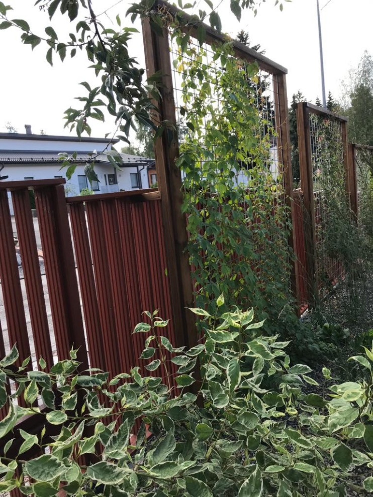 гравийный сад "История на склоне"