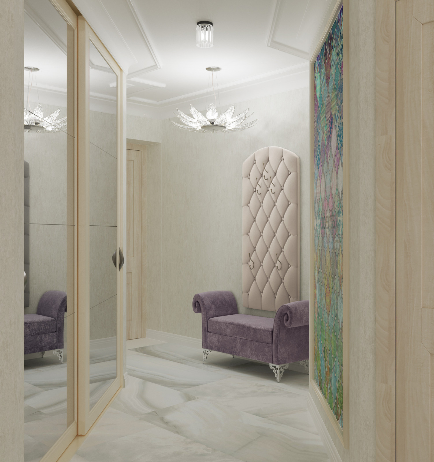 Сиреневые облака