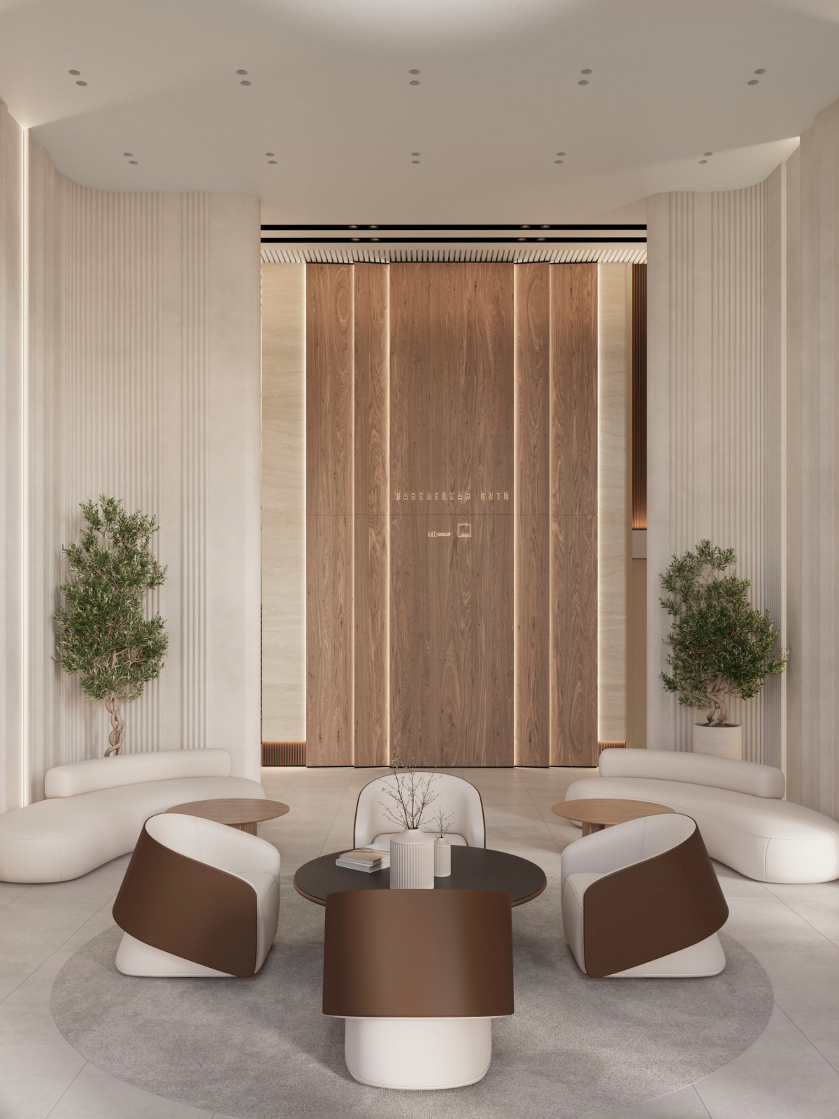 Общественные зоны жилого комплекса "Павелецкая сити"