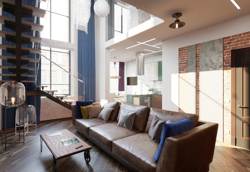 Обложка проекта: Двухуровневая квартира