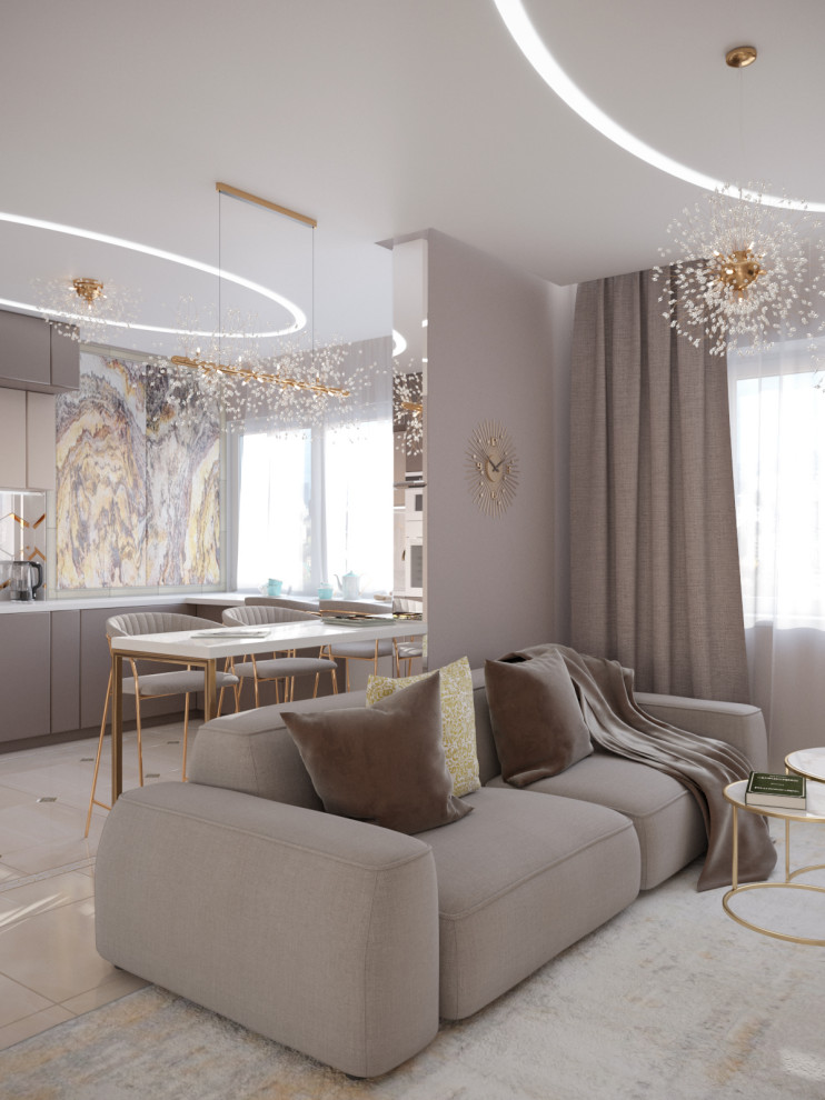 Обложка проекта: Светлая квартира в современном стиле