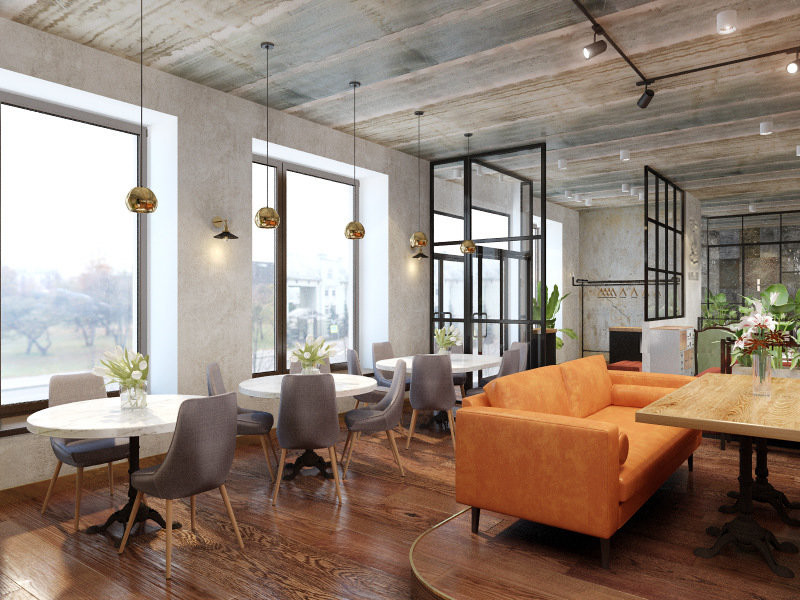 3D-концепт, ресторан "Марк и Лев"