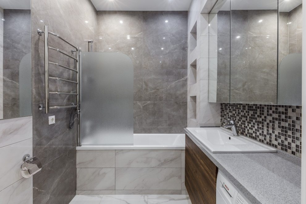 Обложка проекта: Квартира с синими акцентами