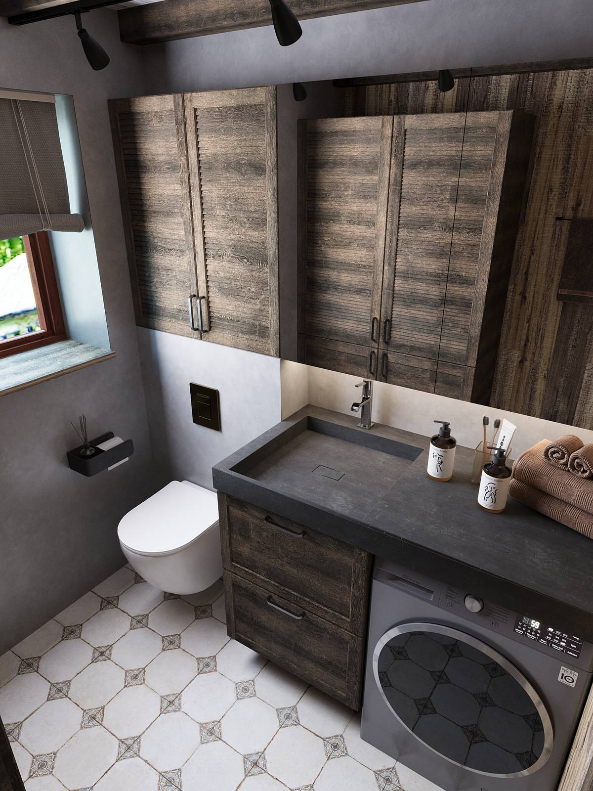 Дизайн дома-бани 110 кв.м.