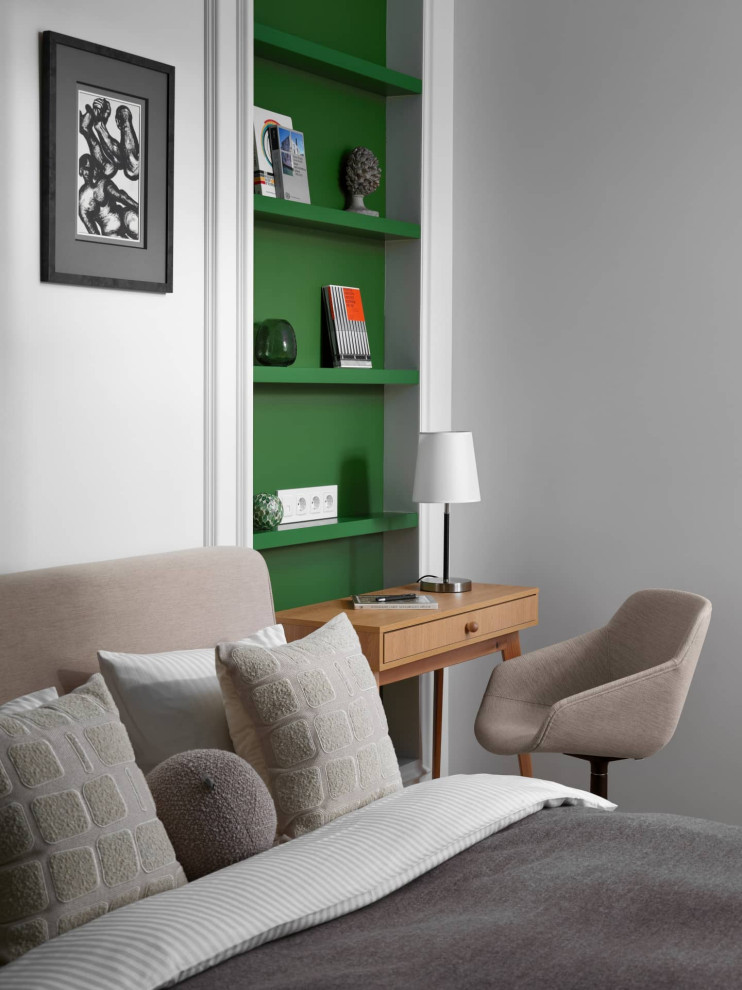 Дизайн и ремонт квартиры в Пречистенском переулке — Зелёный лейтмотив