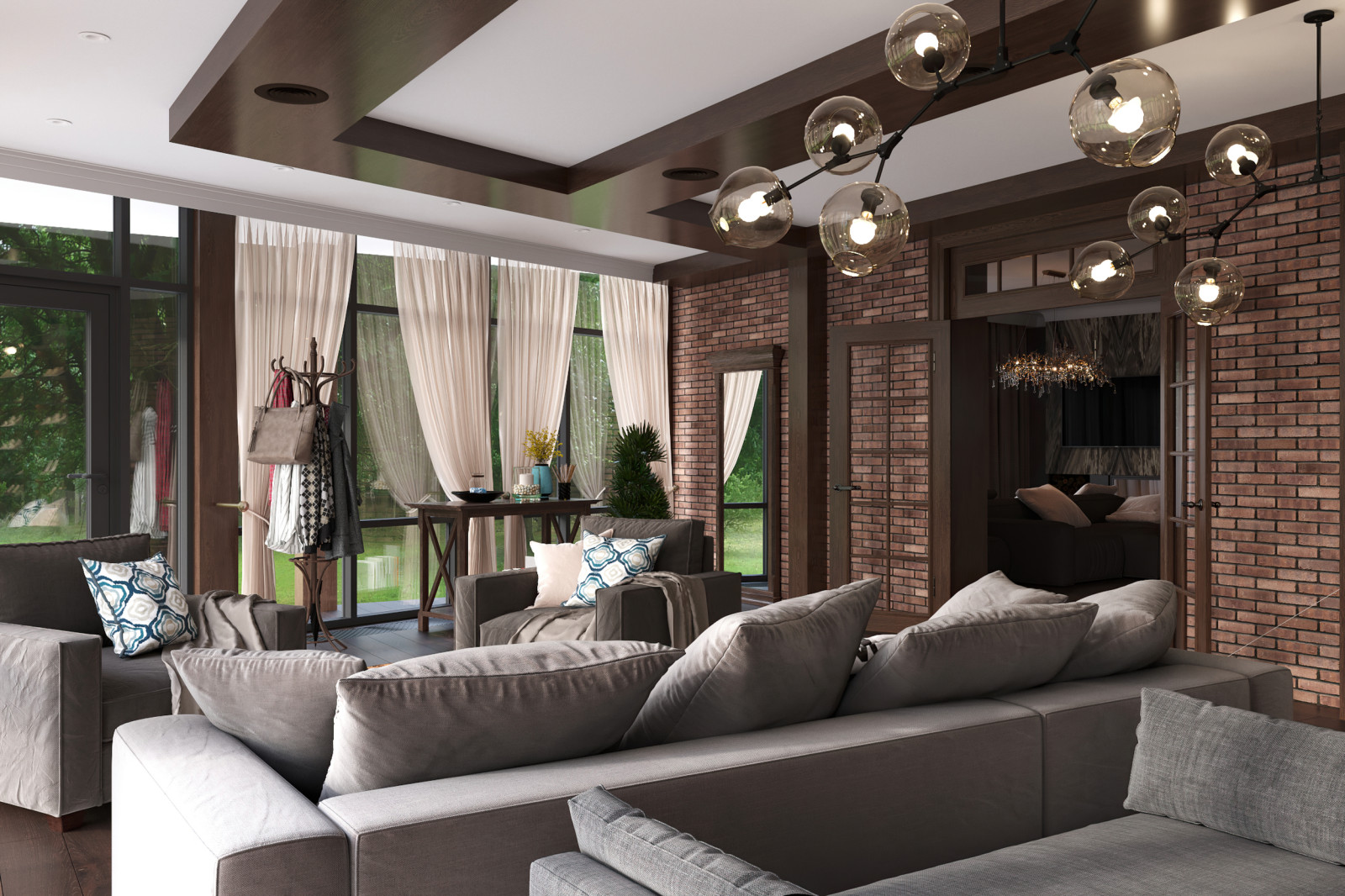 Дизайн-проект дома в Сазонках