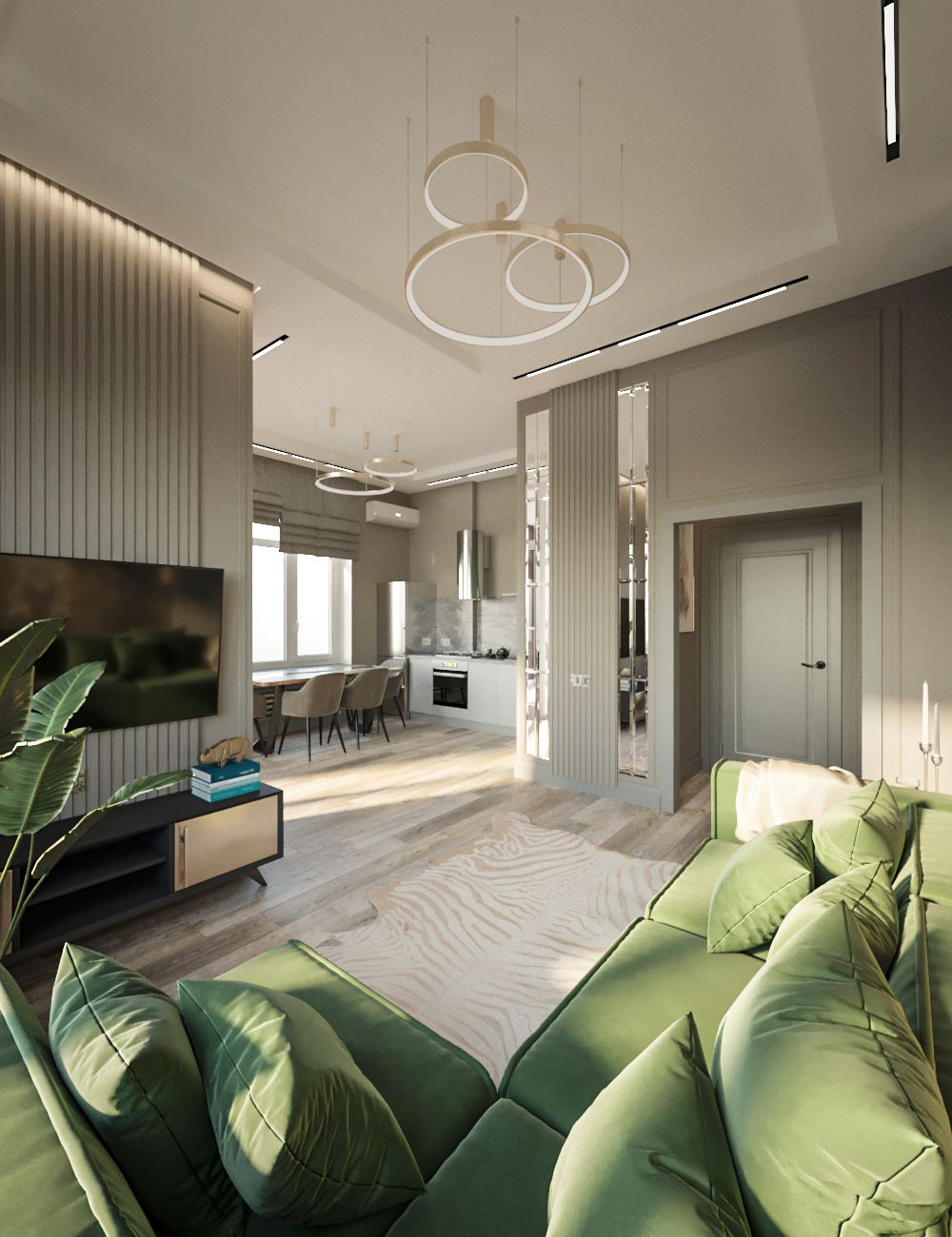 Проект 3х-комнатной квартиры