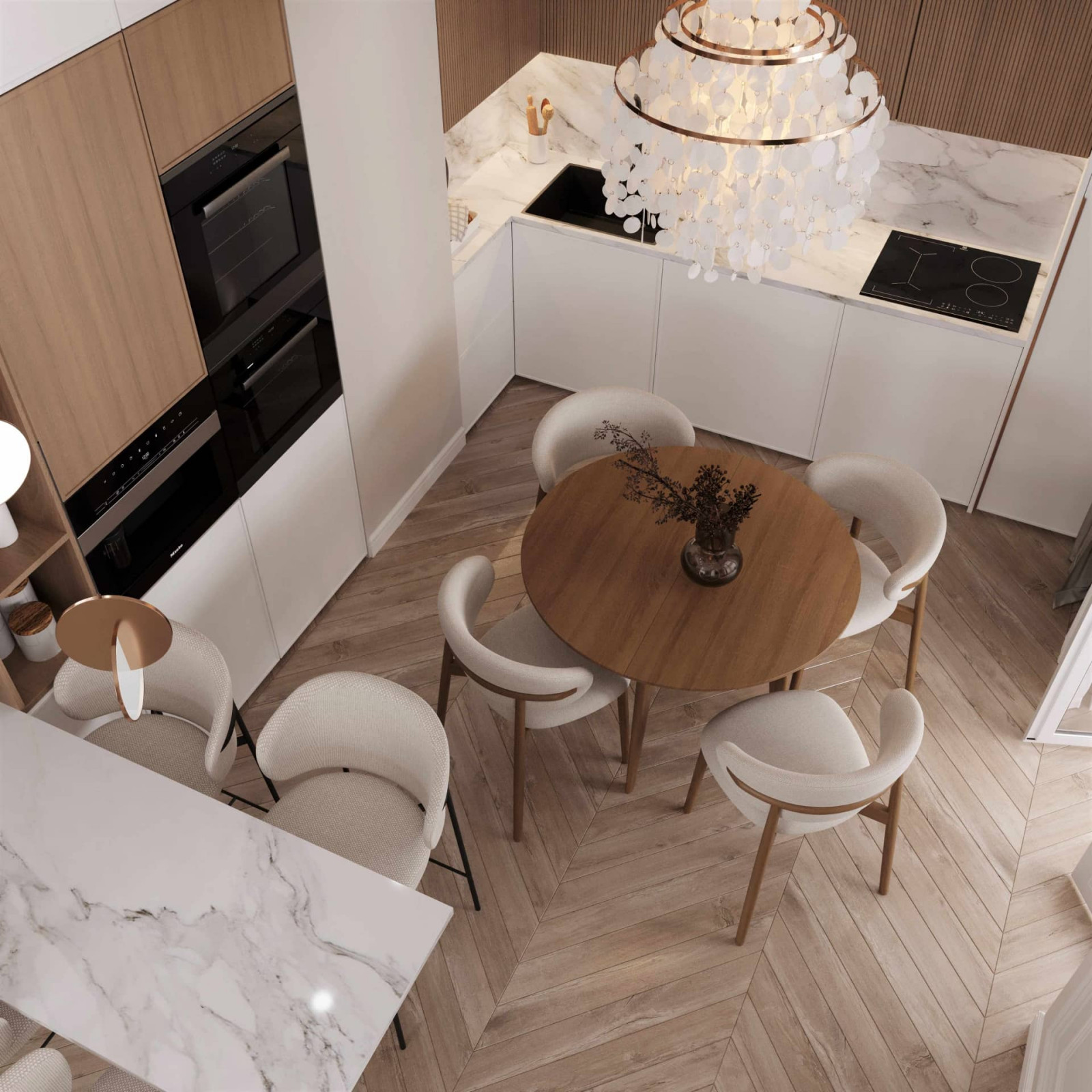 Дизайн и ремонт квартиры на Каланчёвской улице — Плюшевый комфорт