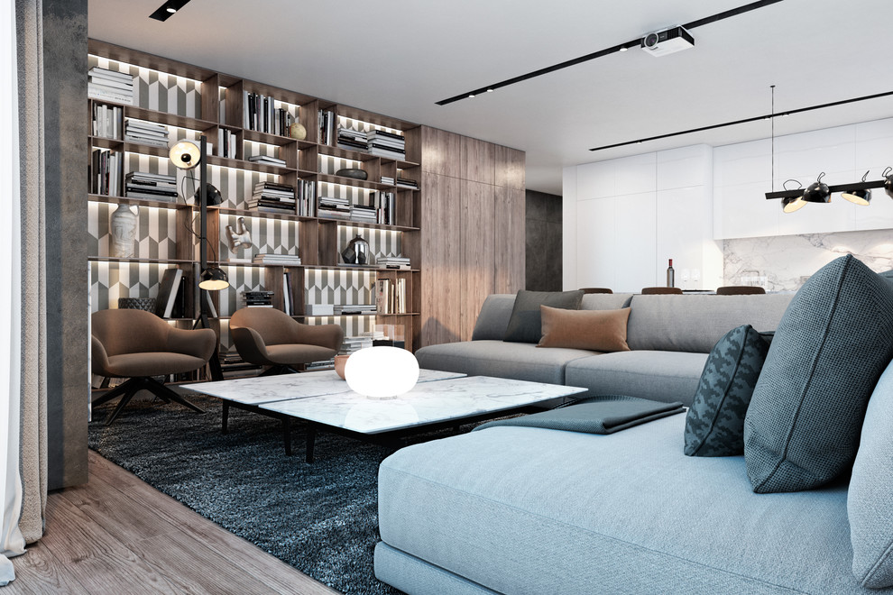 Neat interior for a young family.