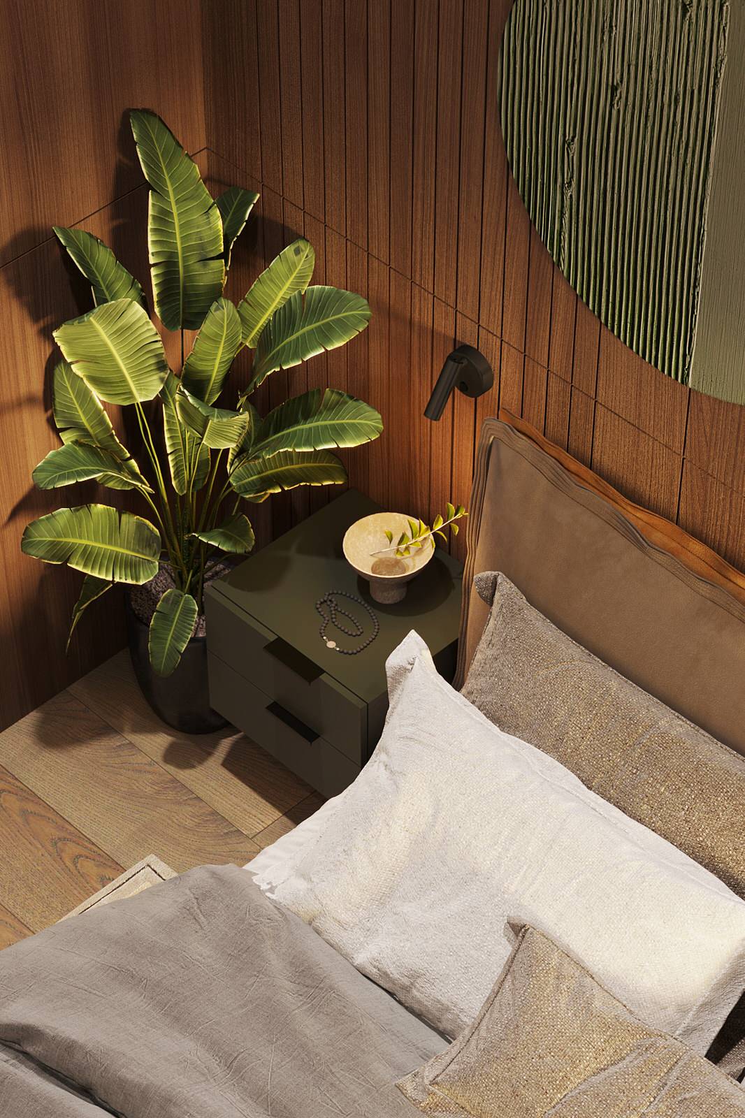 Современная мастер-спальня