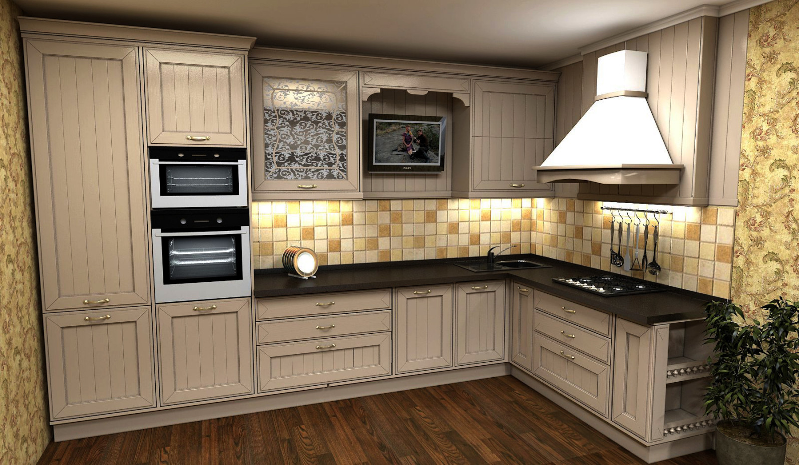 Индивидуально проектирование и изготовление кухонь.