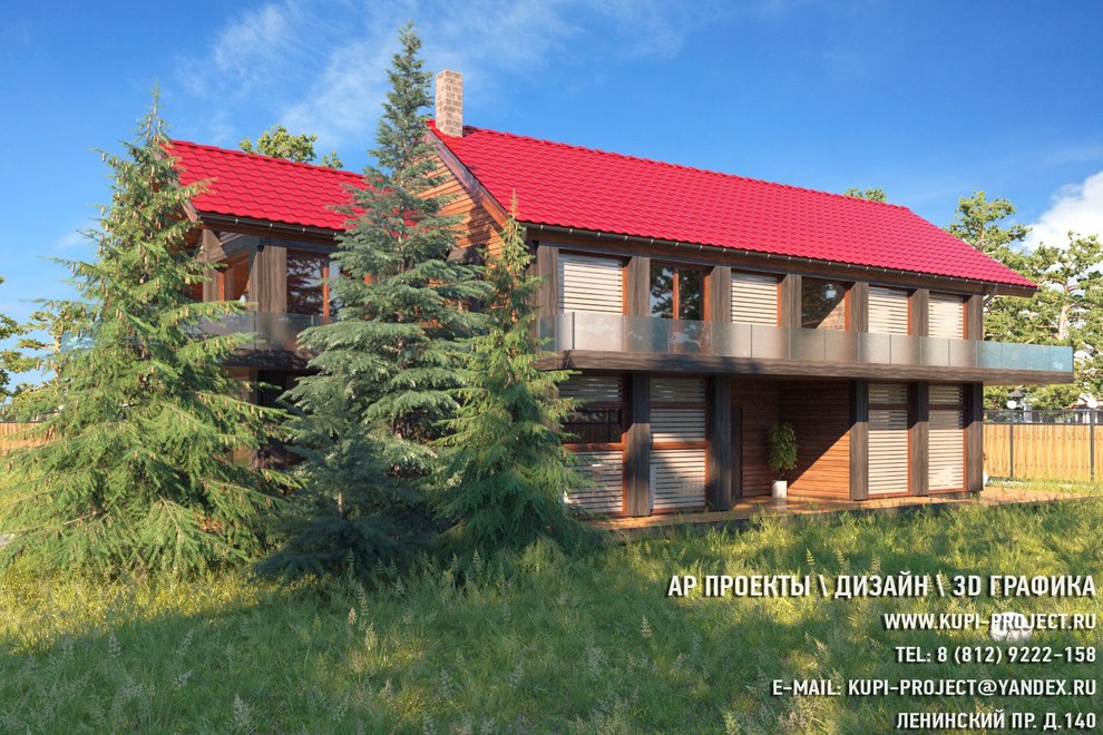 Дом 17x10 Лесное яблоко