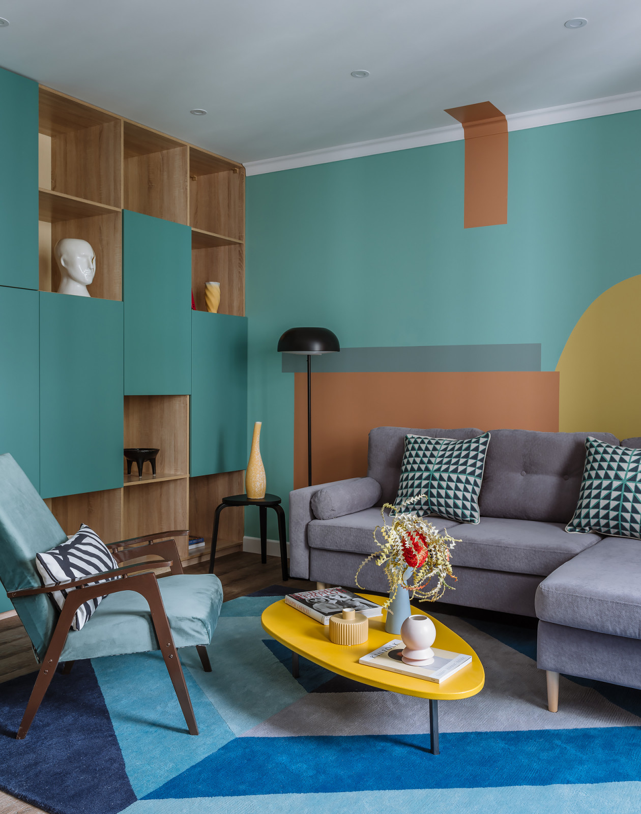 "Немного яркости в скандинавском интерьере"