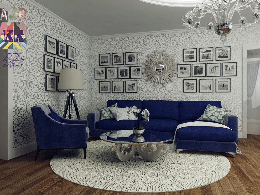 Обложка проекта: серебряная гостиная.