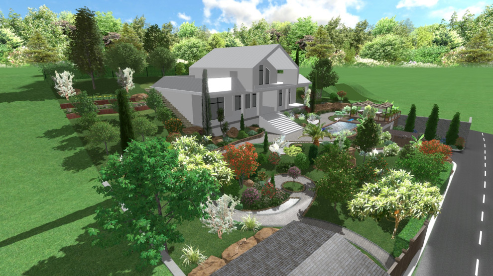 Приусадебный участок индивидуального жилого дома