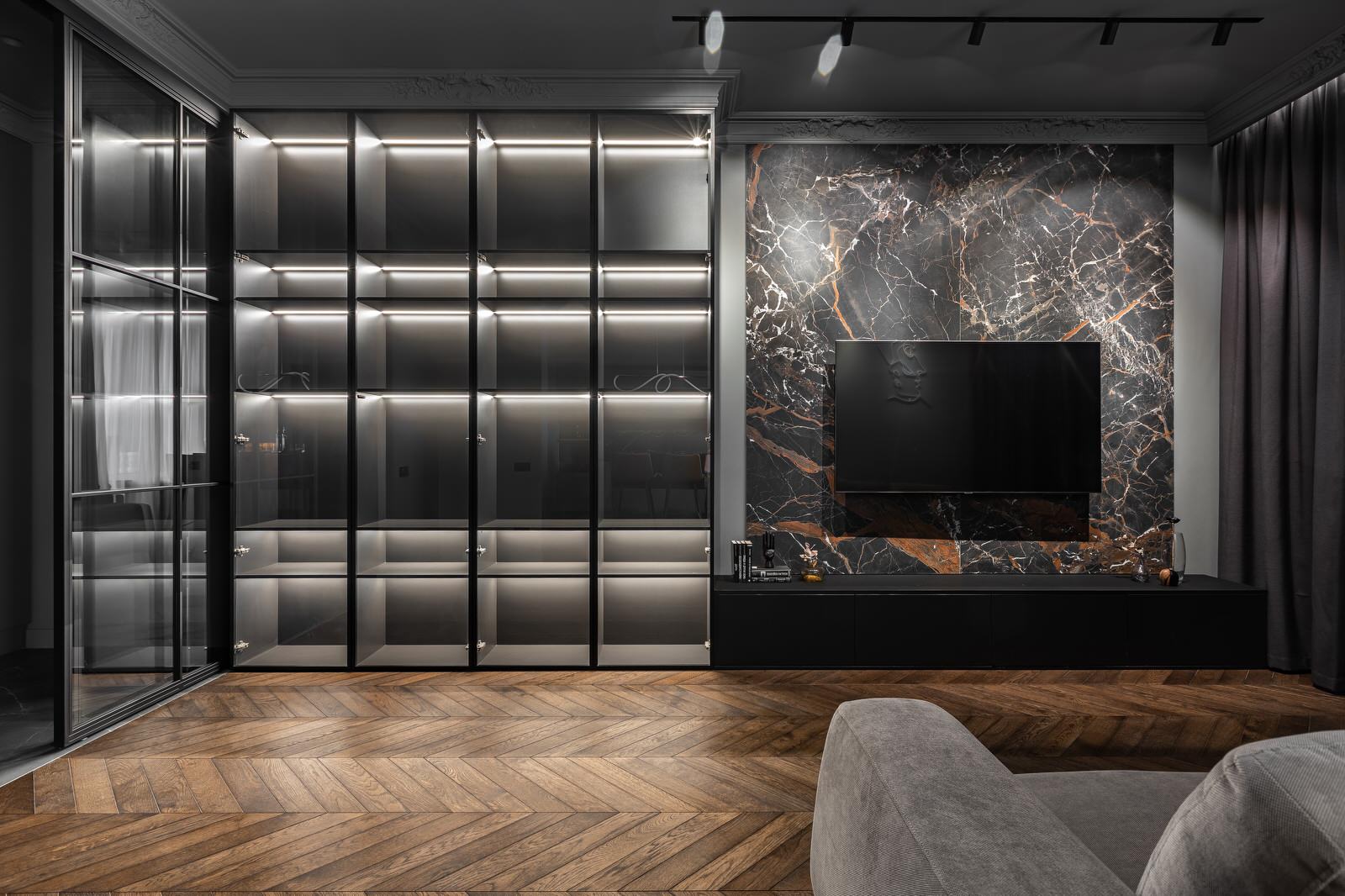 Дизайн и ремонт двухкомнатной квартиры 69 м2