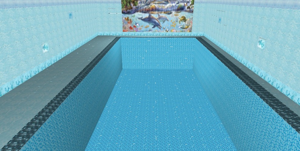 Обложка проекта: Бассейн с дельфинами