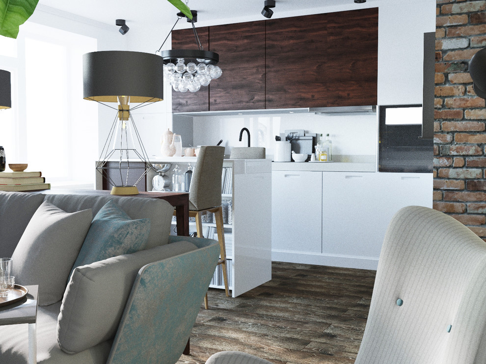 Дизайн квартиры-студии 40 кв.м.